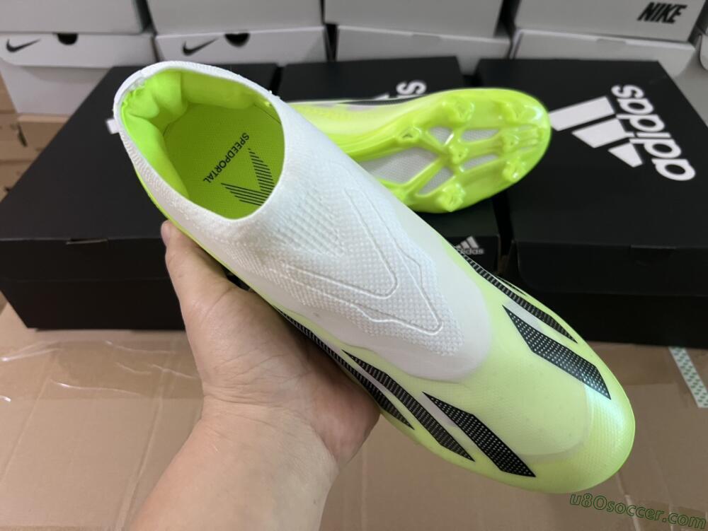 Adidas X Crazyfast.1 LL FG Firm Ground Soccer Cleats - Green/Black/White