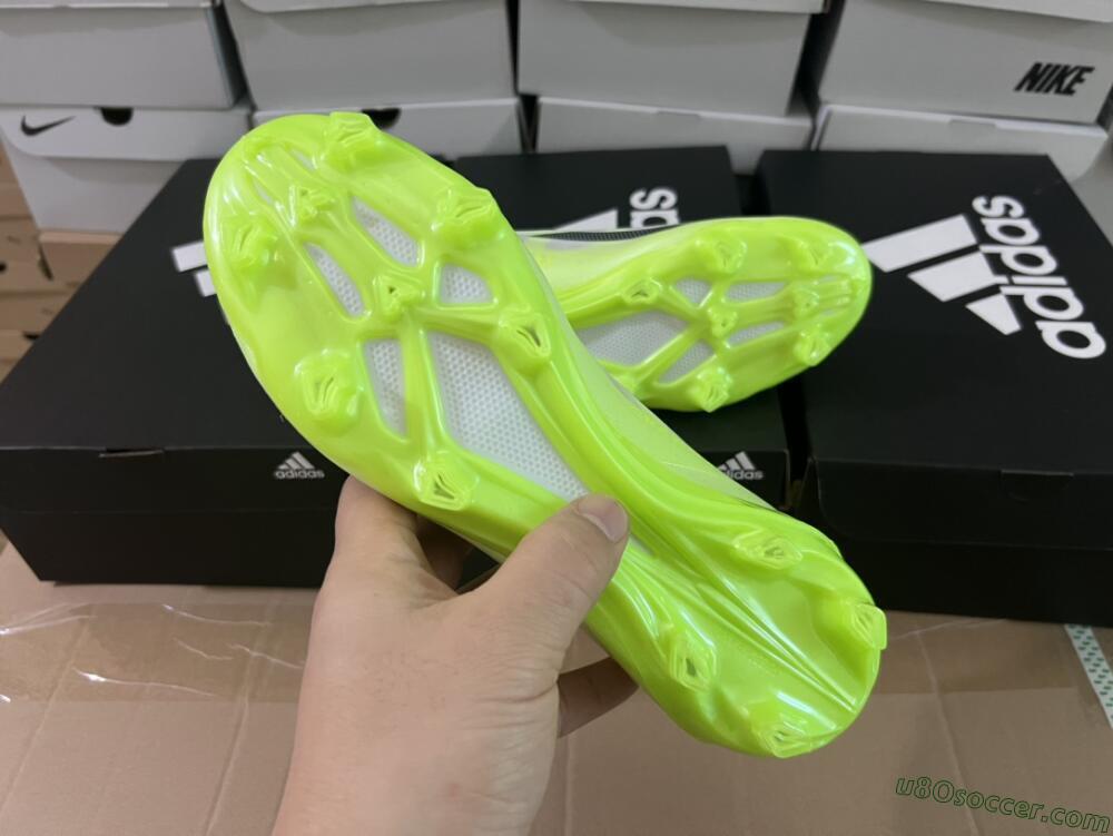 Adidas X Crazyfast.1 LL FG Firm Ground Soccer Cleats - Green/Black/White