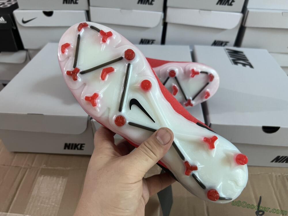Nike Phantom GX Elite FG Firm Ground Soccer Cleats - Red/Black/White