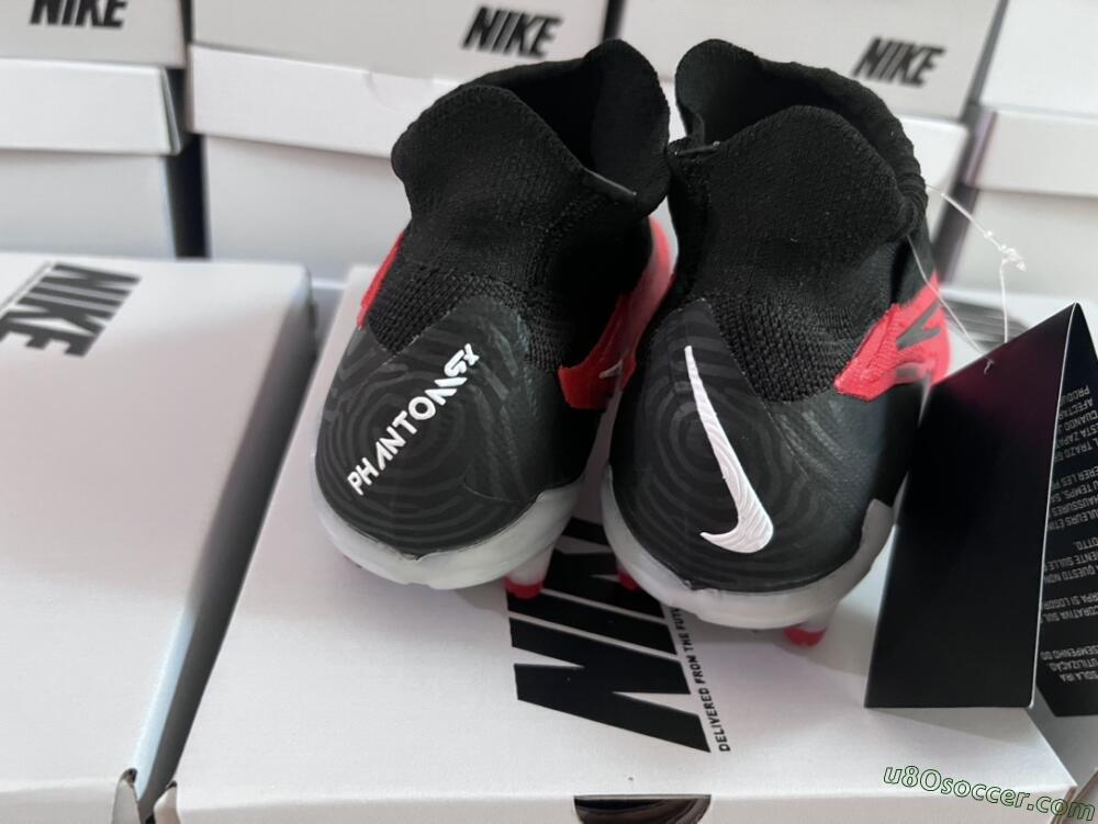 Nike Phantom GX Elite FG Firm Ground Soccer Cleats - Red/Black/White