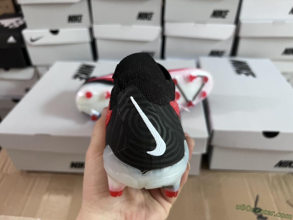 Nike Phantom GX Elite FG Firm Ground Soccer Cleats - Red/Black/White