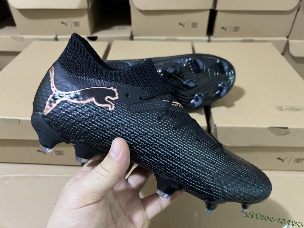 Puma Future Ultimate 2024 FG Firm Ground Soccer Cleats - Black/Blue/Gold
