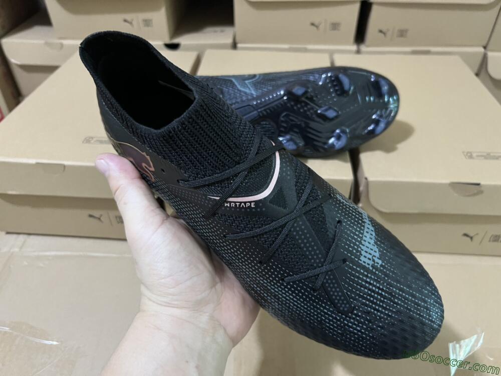 Puma Future Ultimate 2024 FG Firm Ground Soccer Cleats - Black/Blue/Gold