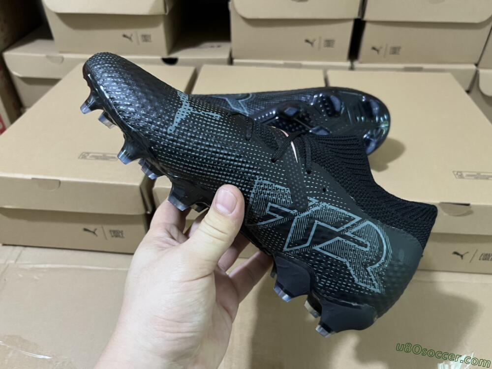 Puma Future Ultimate 2024 FG Firm Ground Soccer Cleats - Black/Blue/Gold