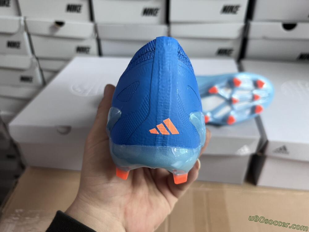 Adidas X Crazyfast.1 Laceless FG Firm Ground Soccer Cleats - Blue/White/Jade