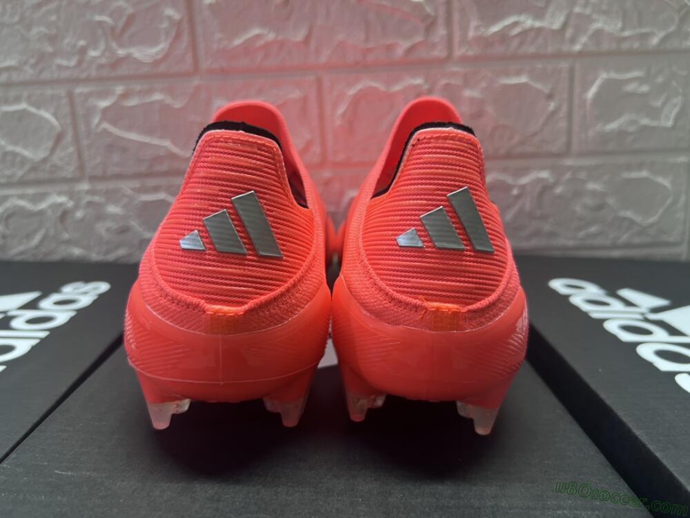 Adidas F50 Adizero FG Firm Ground Soccer Cleats - Red/Black