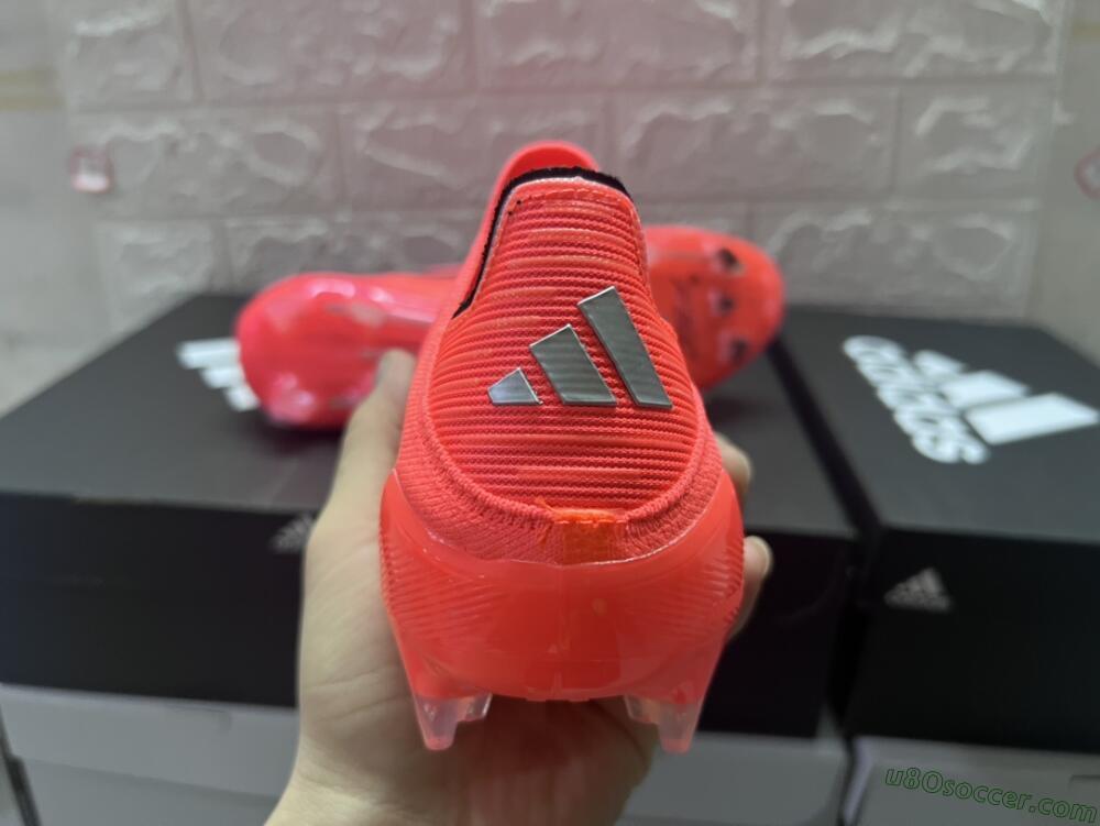 Adidas F50 Adizero FG Firm Ground Soccer Cleats - Red/Black