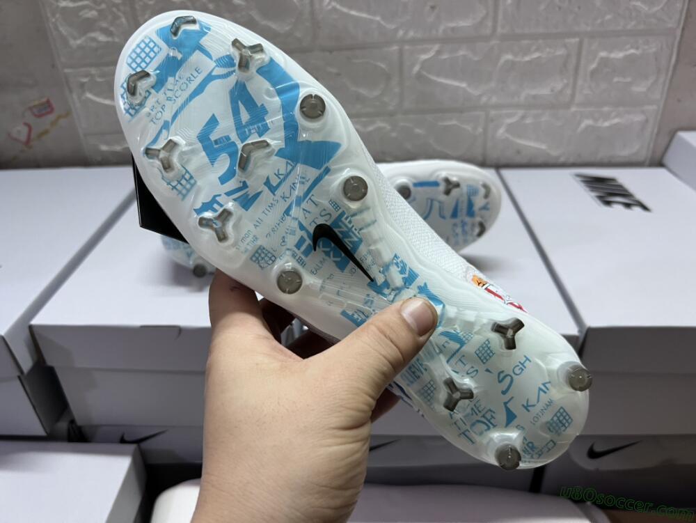 Harry Kane X Nike Phantom GX Elite FG Firm Ground Soccer Cleats - White/Rainbow