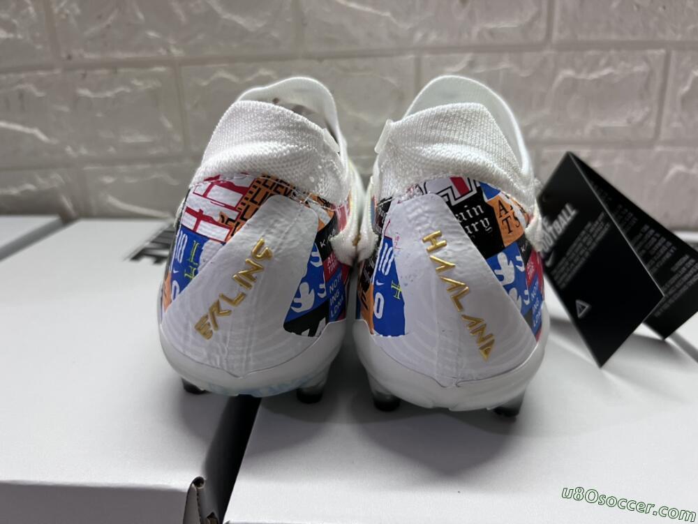 Harry Kane X Nike Phantom GX Elite FG Firm Ground Soccer Cleats - White/Rainbow