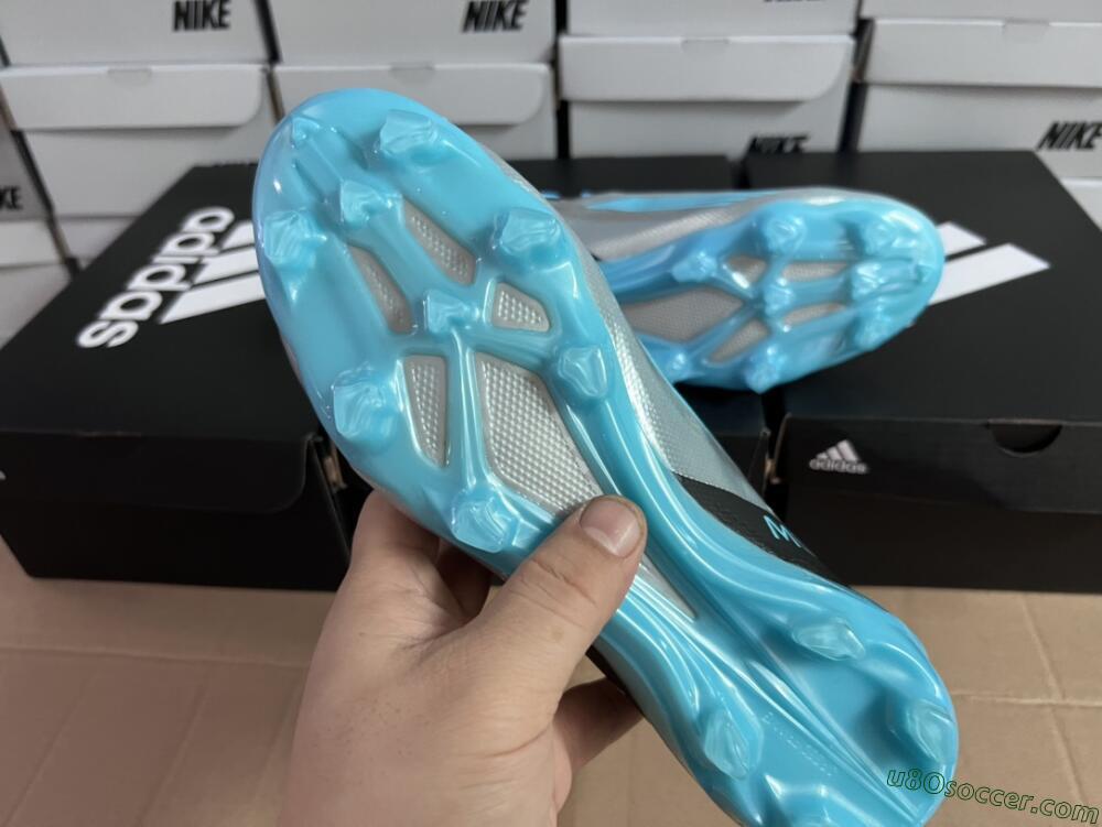 Adidas X Speedportal .1 2022 World Cup Boots FG Firm Ground Soccer Cleats - Silver/Blue/Black