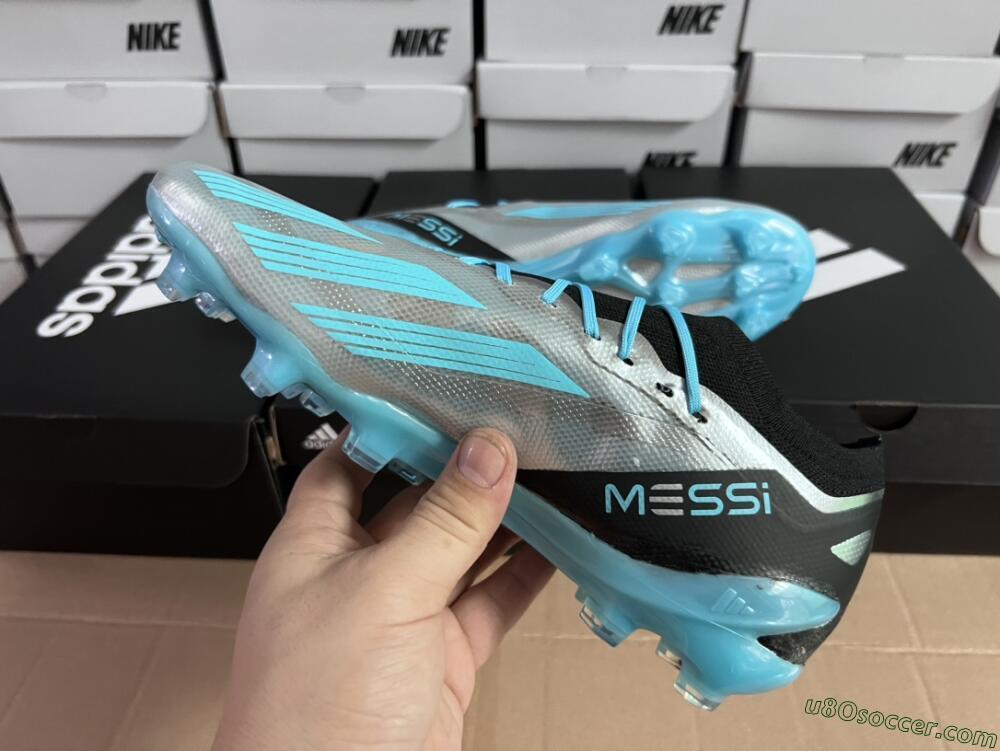 Adidas X Speedportal .1 2022 World Cup Boots FG Firm Ground Soccer Cleats - Silver/Blue/Black