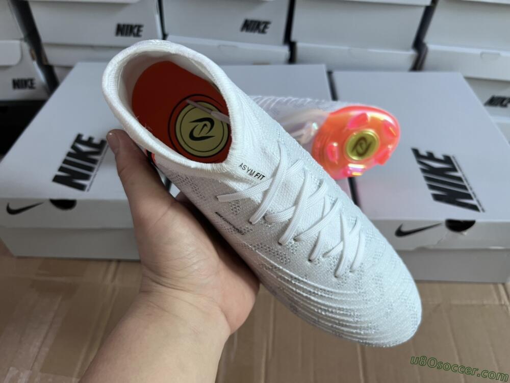 Nike Phantom Luna Elite FG Firm Ground Soccer Cleats - White/Black/Orange