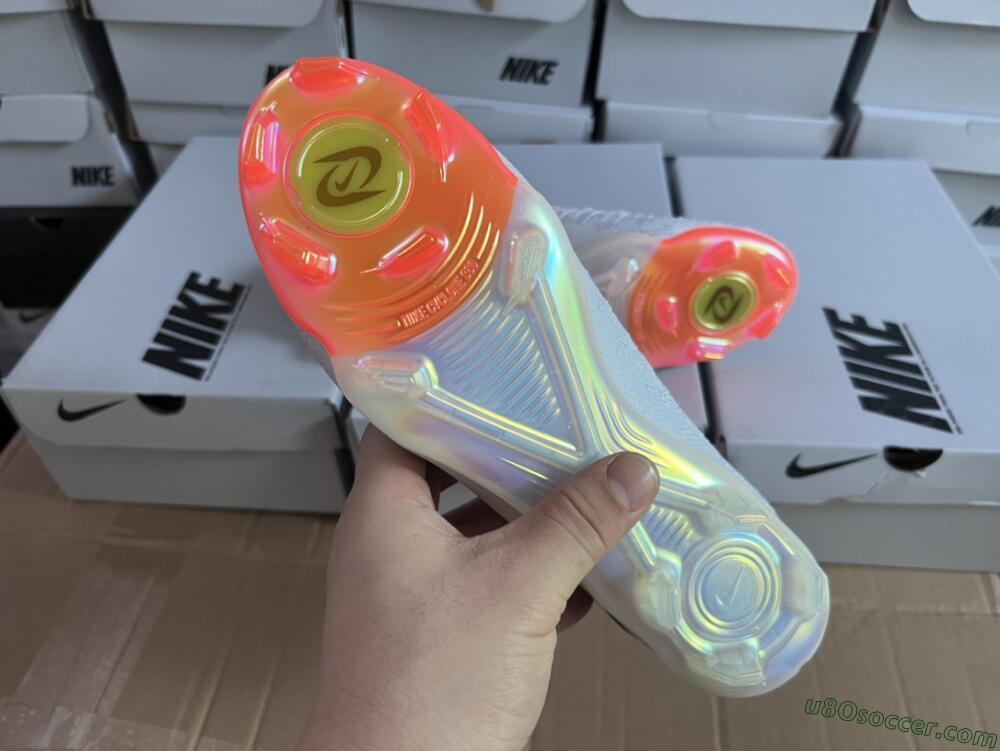 Nike Phantom Luna Elite FG Firm Ground Soccer Cleats - White/Black/Orange