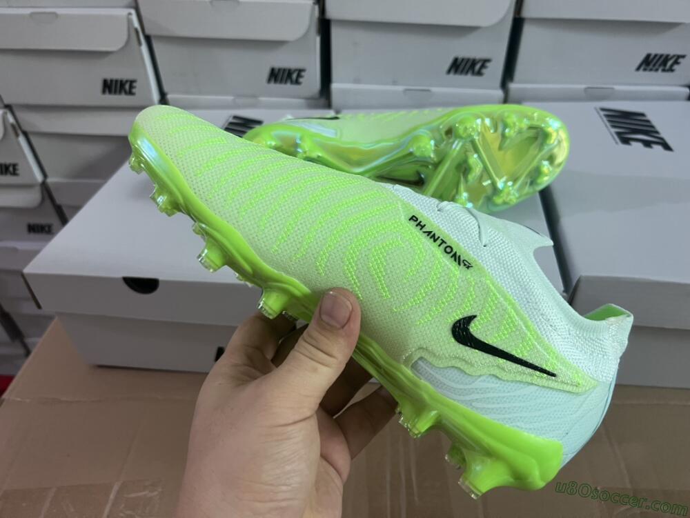 Nike Phantom GX Elite FG Firm Ground Soccer Cleats - Green/Black/Gold