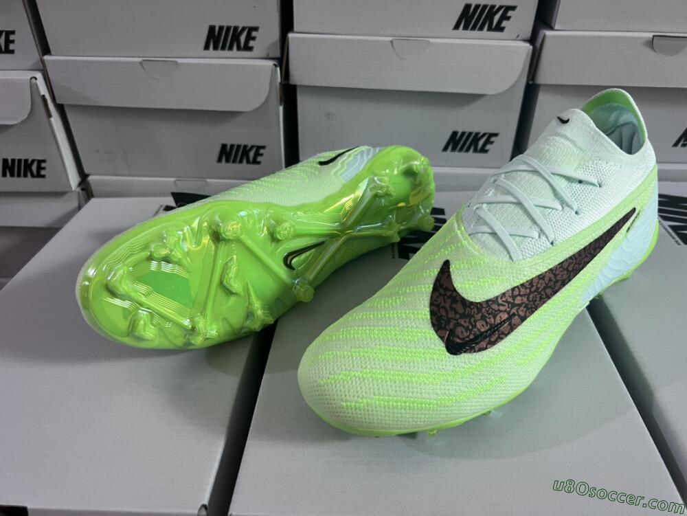 Nike Phantom GX Elite FG Firm Ground Soccer Cleats - Green/Black/Gold