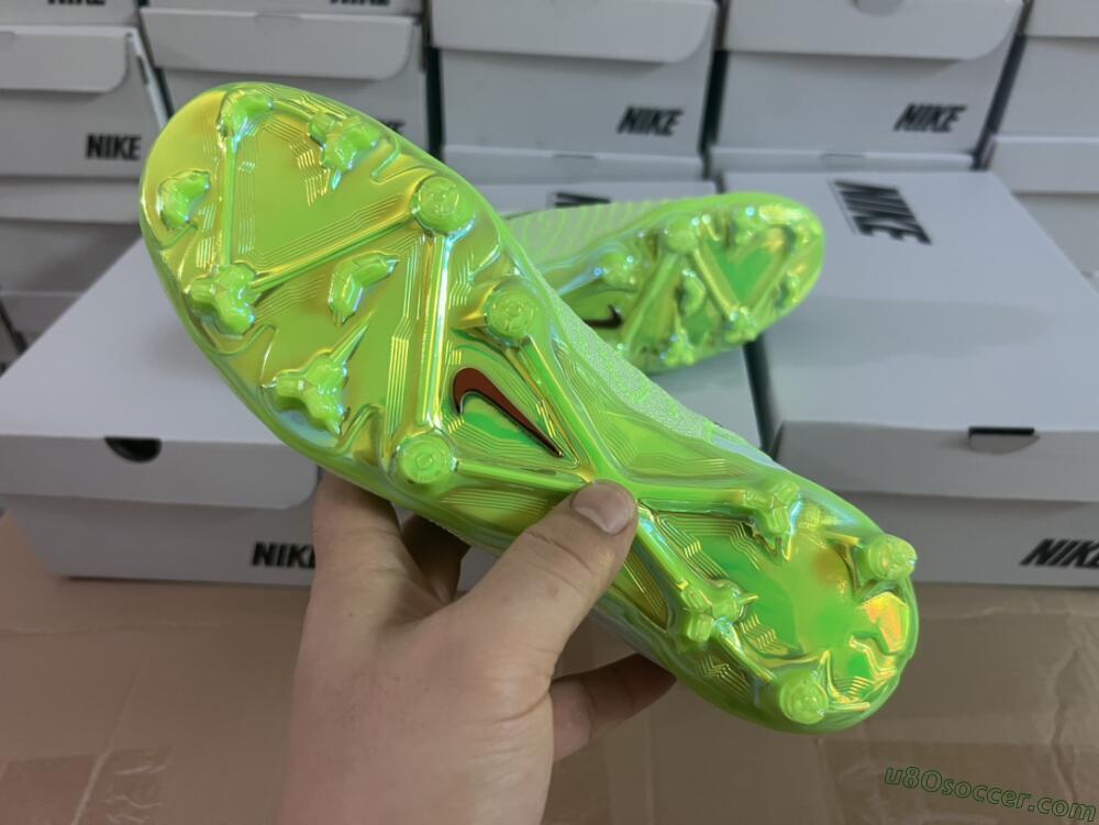 Nike Phantom GX DF Elite FG Firm Ground Soccer Cleats - Green/Black/Brown