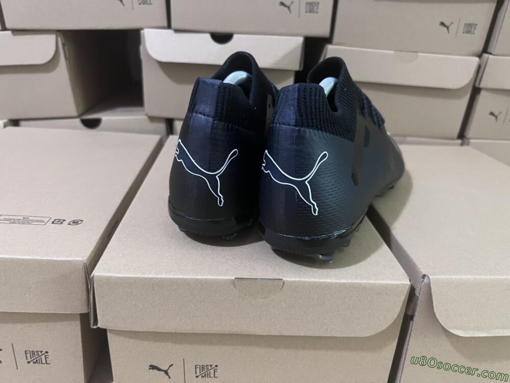 Puma Future Ultimate AG Artificial Grass Soccer Cleats - Black/White