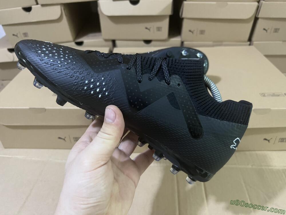 Puma Future Ultimate AG Artificial Grass Soccer Cleats - Black/White