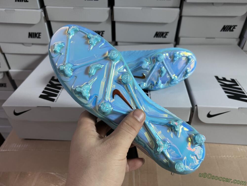 Nike Phantom GX Elite FG Firm Ground Soccer Cleats - Blue/Black/White