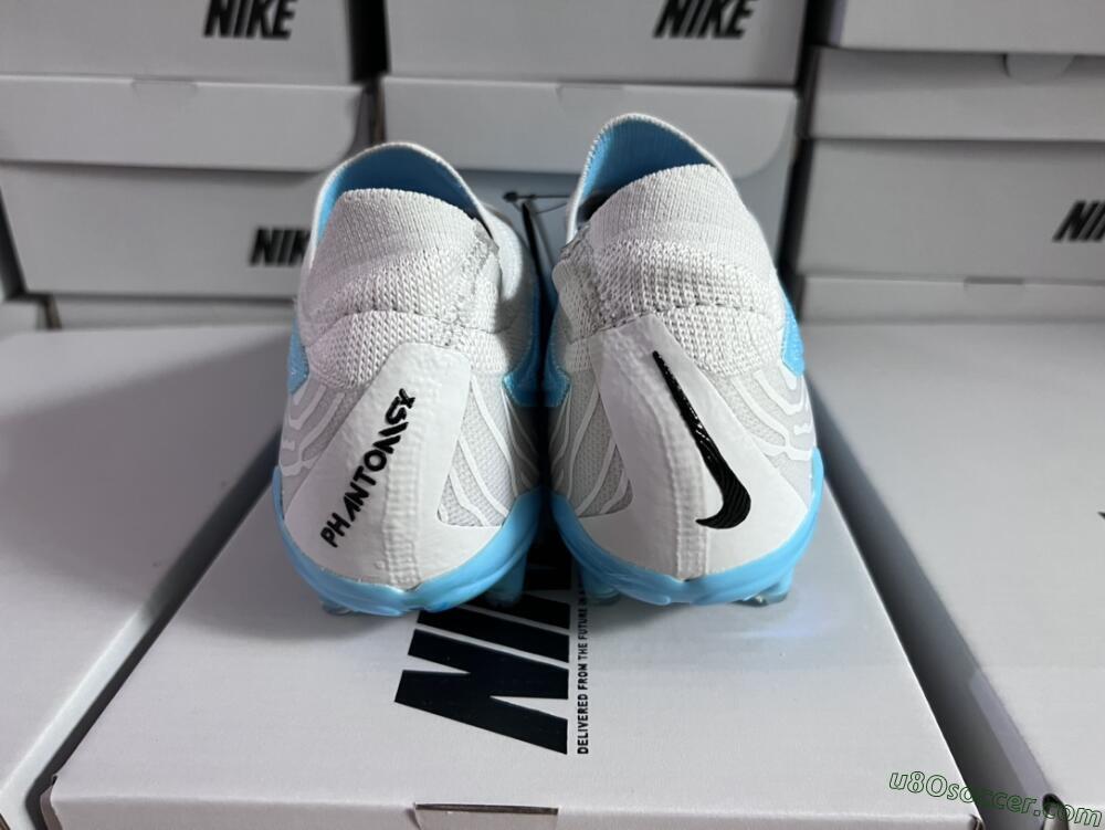 Nike Phantom GX Elite FG Firm Ground Soccer Cleats - Blue/Black/White