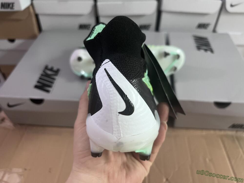 Nike Phantom GX Elite DF FG Firm Ground Soccer Cleats - Green/Black/White