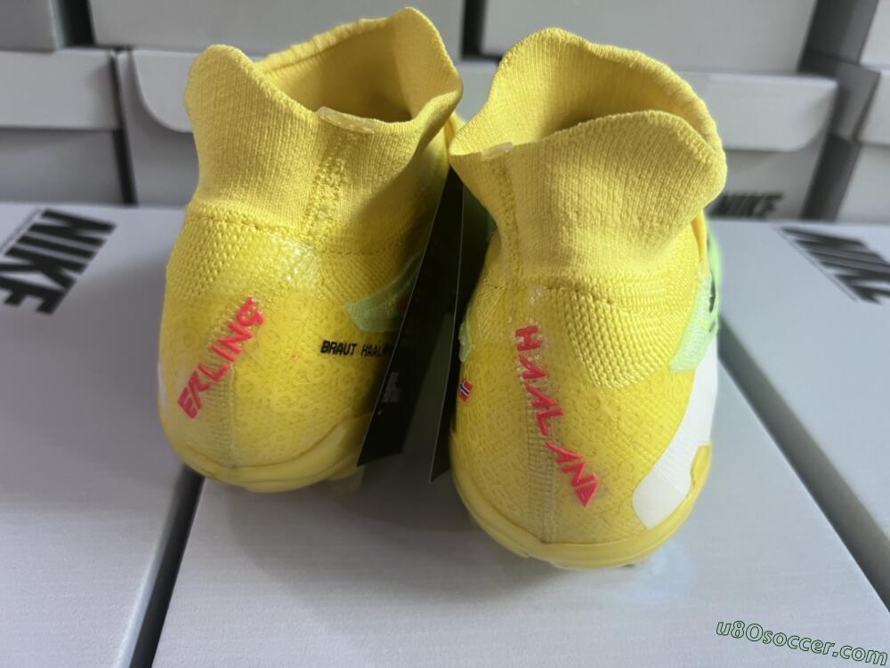 Nike Phantom GX Elite DF FG Firm Ground Soccer Cleats - Yellow/Green/Black/Red