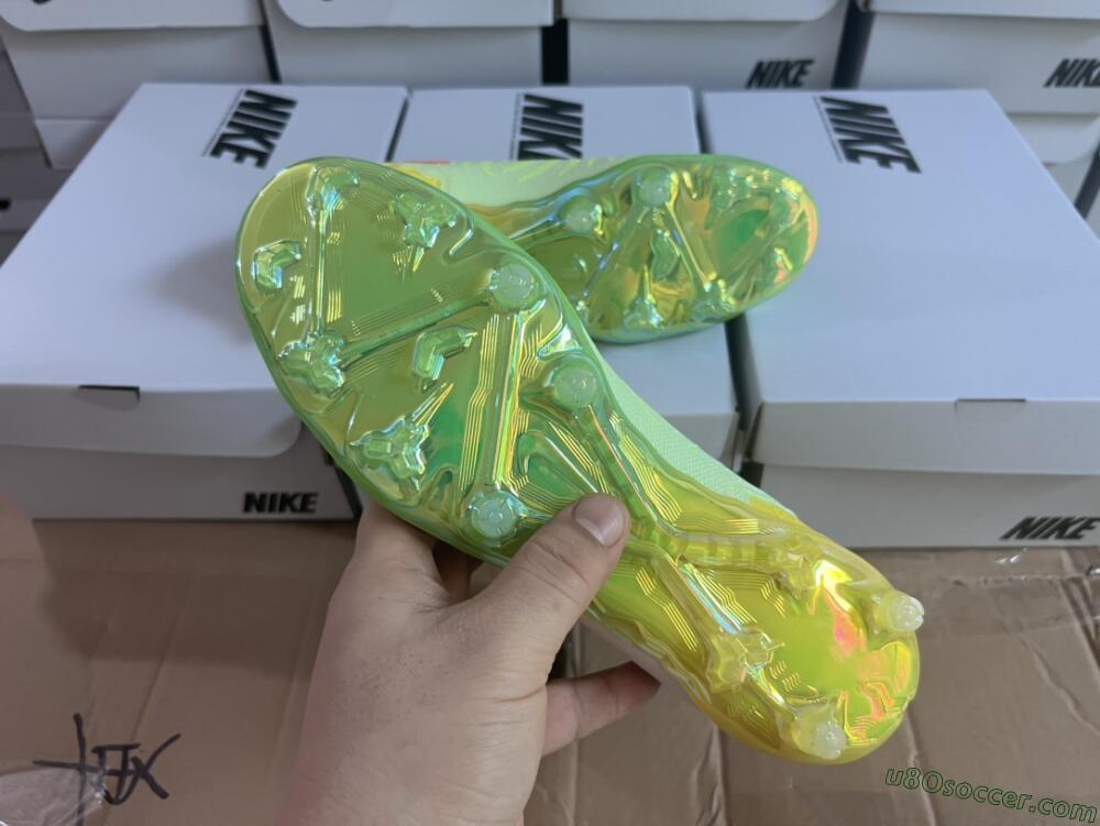 Nike Phantom GX Elite FG Firm Ground Soccer Cleats - Yellow/Green/Black/Red