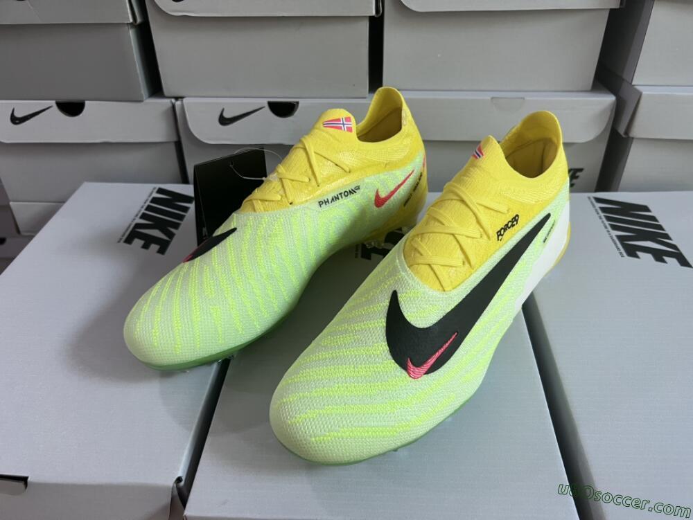 Nike Phantom GX Elite FG Firm Ground Soccer Cleats - Yellow/Green/Black/Red