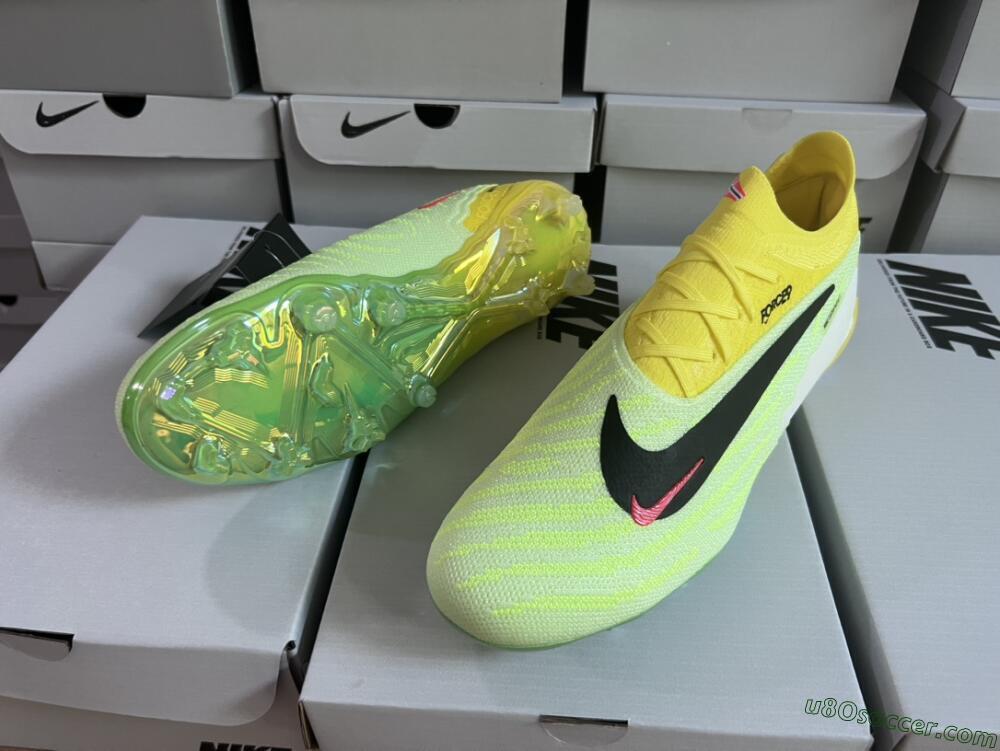 Nike Phantom GX Elite FG Firm Ground Soccer Cleats - Yellow/Green/Black/Red