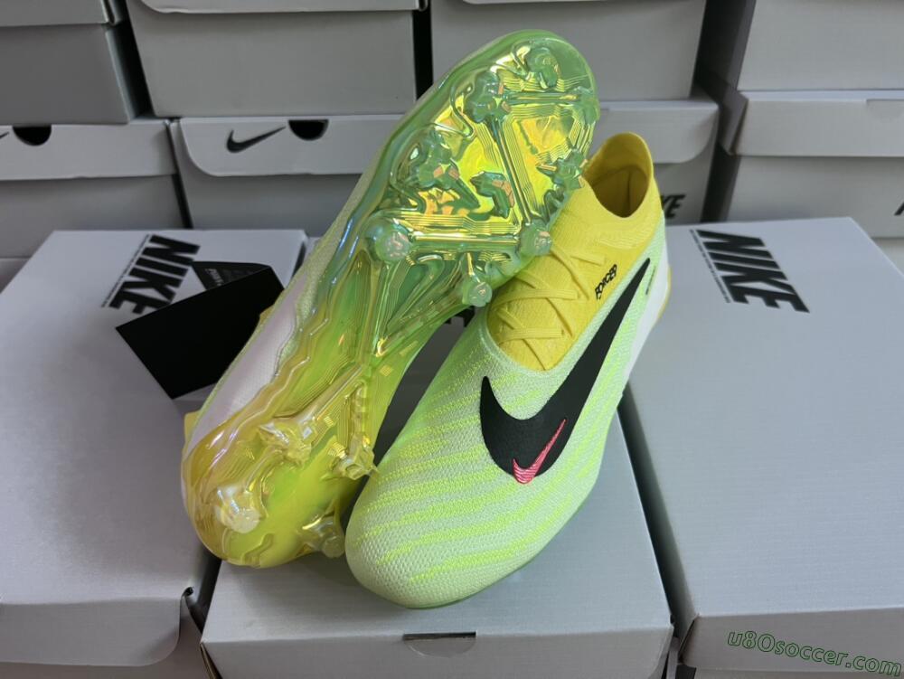 Nike Phantom GX Elite FG Firm Ground Soccer Cleats - Yellow/Green/Black/Red