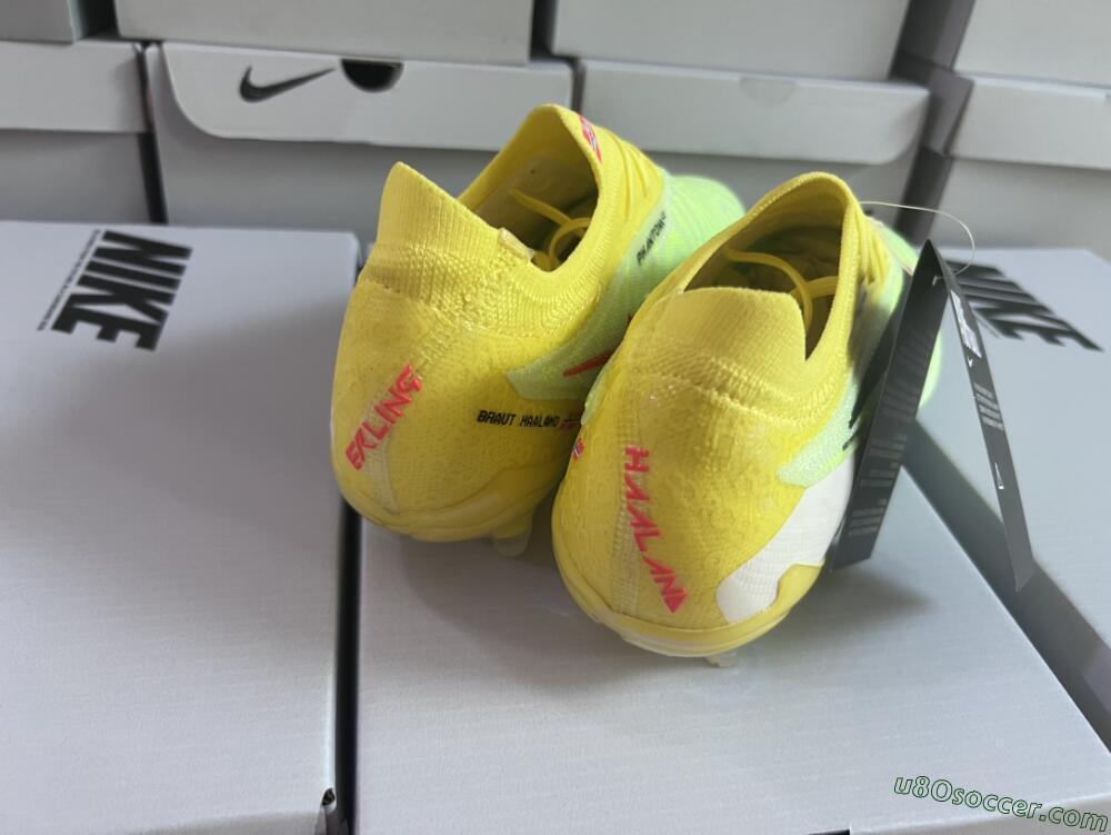 Nike Phantom GX Elite FG Firm Ground Soccer Cleats - Yellow/Green/Black/Red