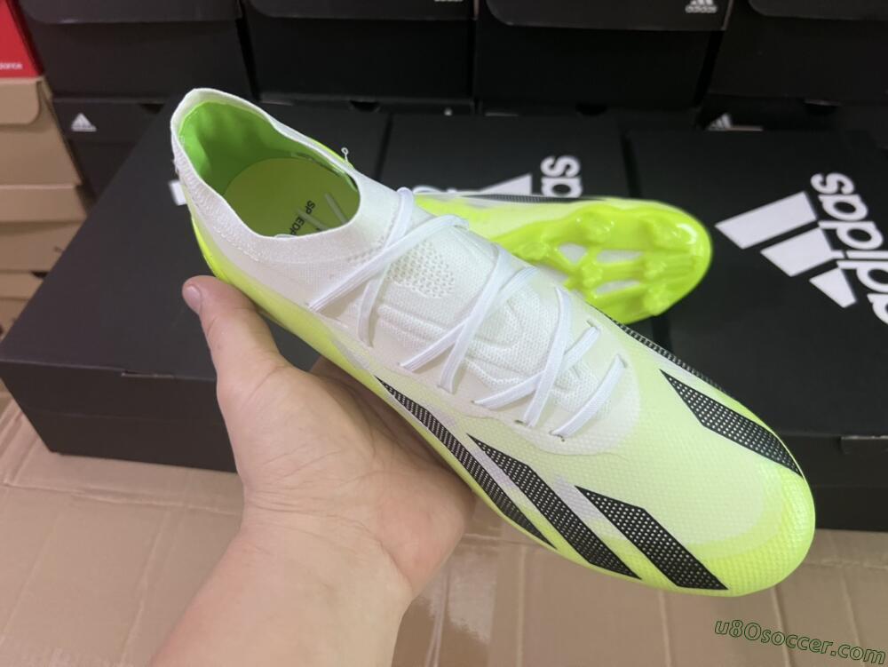 Adidas X Speedportal.1 FG Firm Ground Soccer Cleats - Green/Black/White