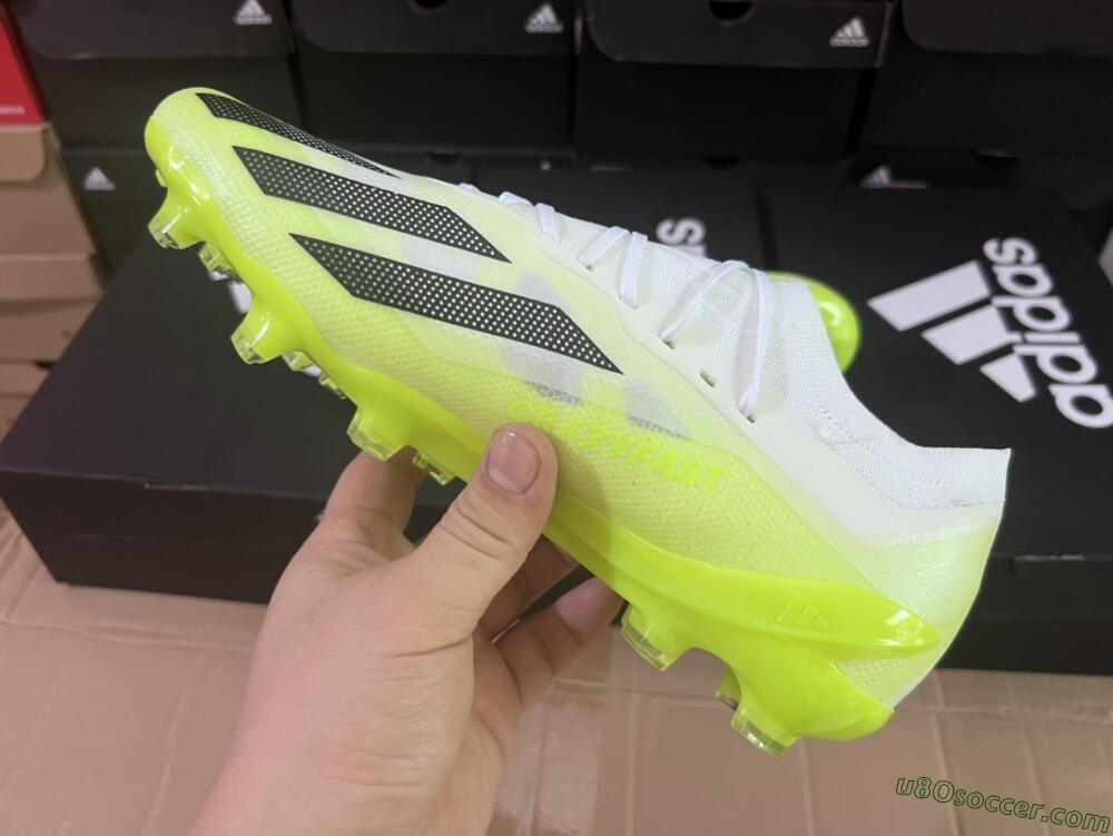 Adidas X Speedportal.1 FG Firm Ground Soccer Cleats - Green/Black/White