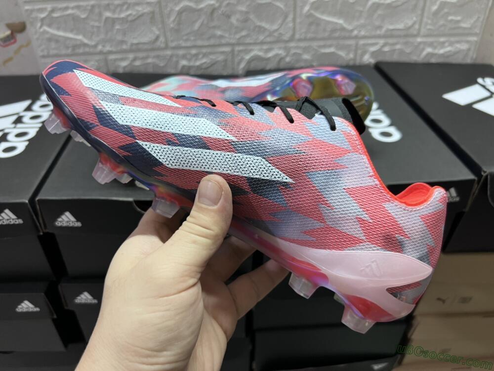 Adidas X Crazyfast Limited Edition FG Firm Ground Soccer Cleats - White/Yellow/Orange/Black