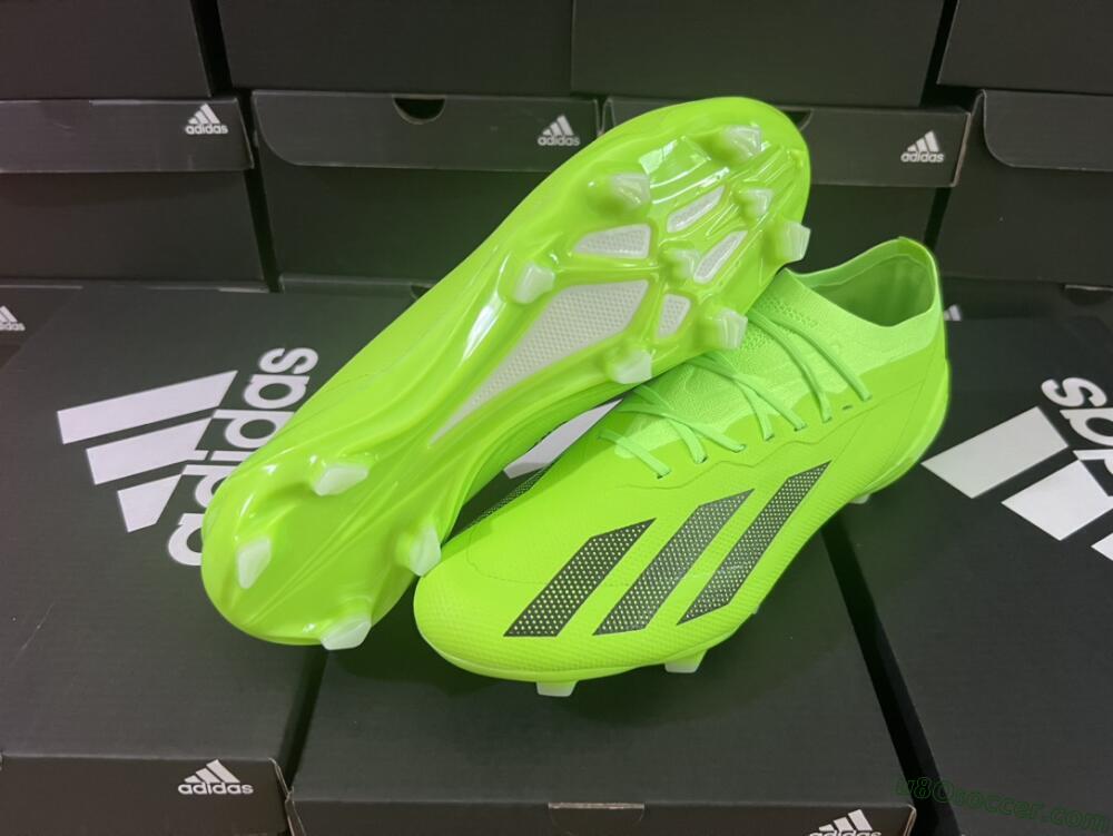 Adidas X Crazyfast.1 FG Firm Ground Soccer Cleats - Green/Black