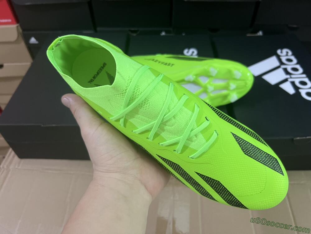 Adidas X Crazyfast.1 FG Firm Ground Soccer Cleats - Green/Black