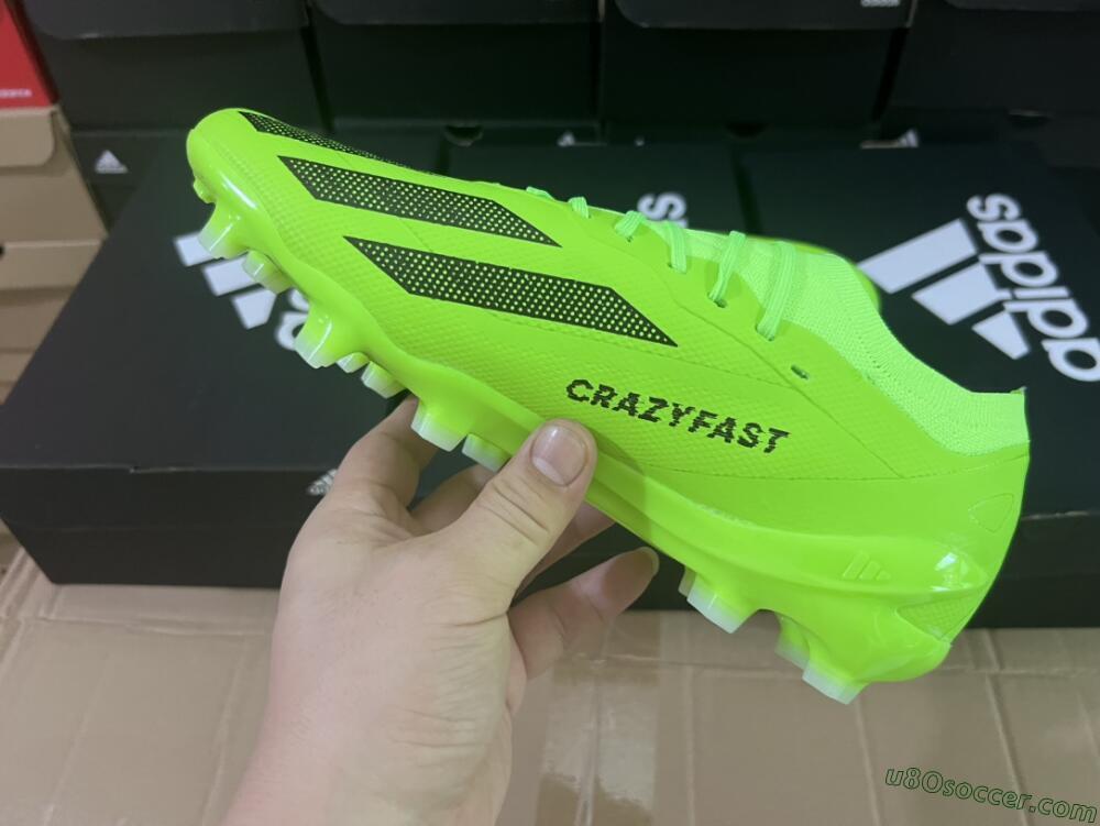 Adidas X Crazyfast.1 FG Firm Ground Soccer Cleats - Green/Black