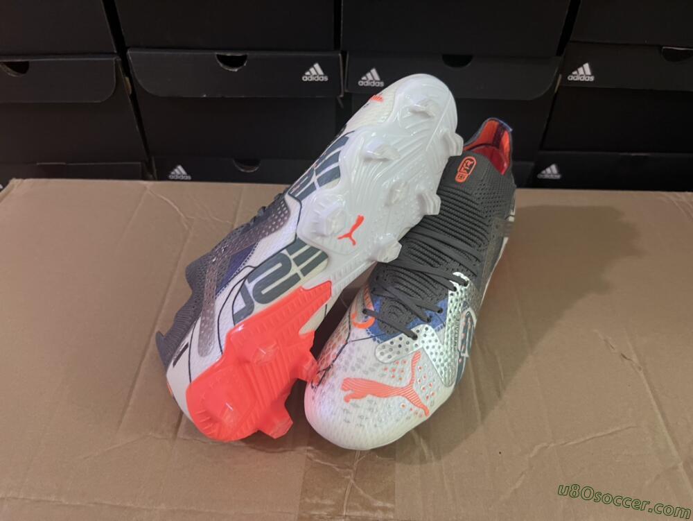Puma Future Ultimate FG Firm Ground Soccer Cleats - White/Silver/Black