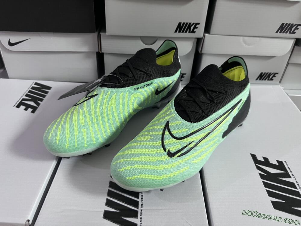Nike Phantom GX Elite FG Firm Ground Soccer Cleats - Green/Black