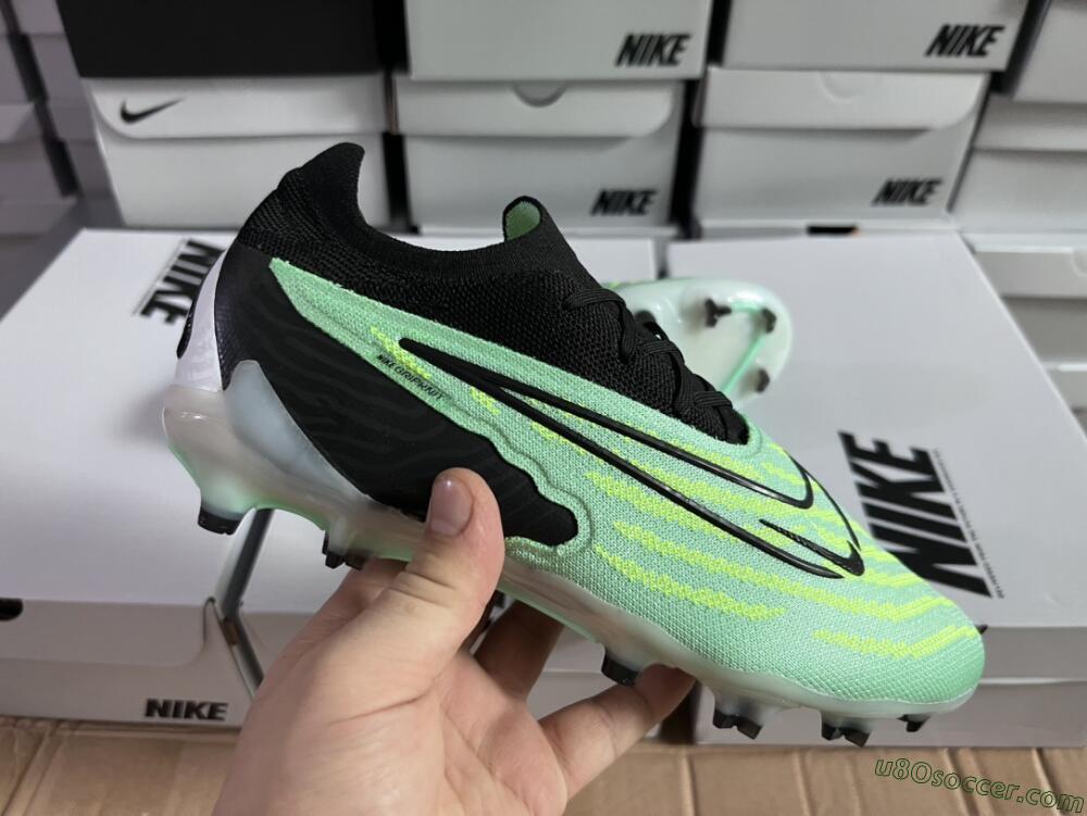 Nike Phantom GX Elite FG Firm Ground Soccer Cleats - Green/Black