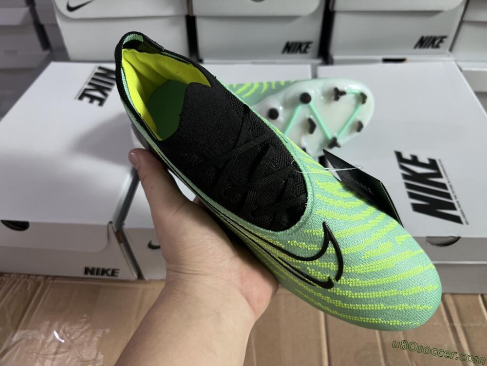 Nike Phantom GX Elite FG Firm Ground Soccer Cleats - Green/Black