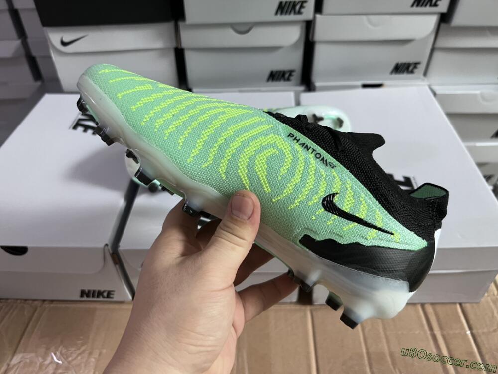Nike Phantom GX Elite FG Firm Ground Soccer Cleats - Green/Black