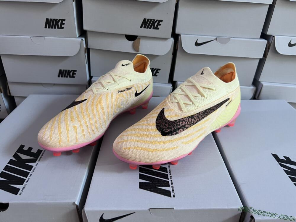 Nike Phantom GX Elite FG Firm Ground Soccer Cleats - Orange/Black