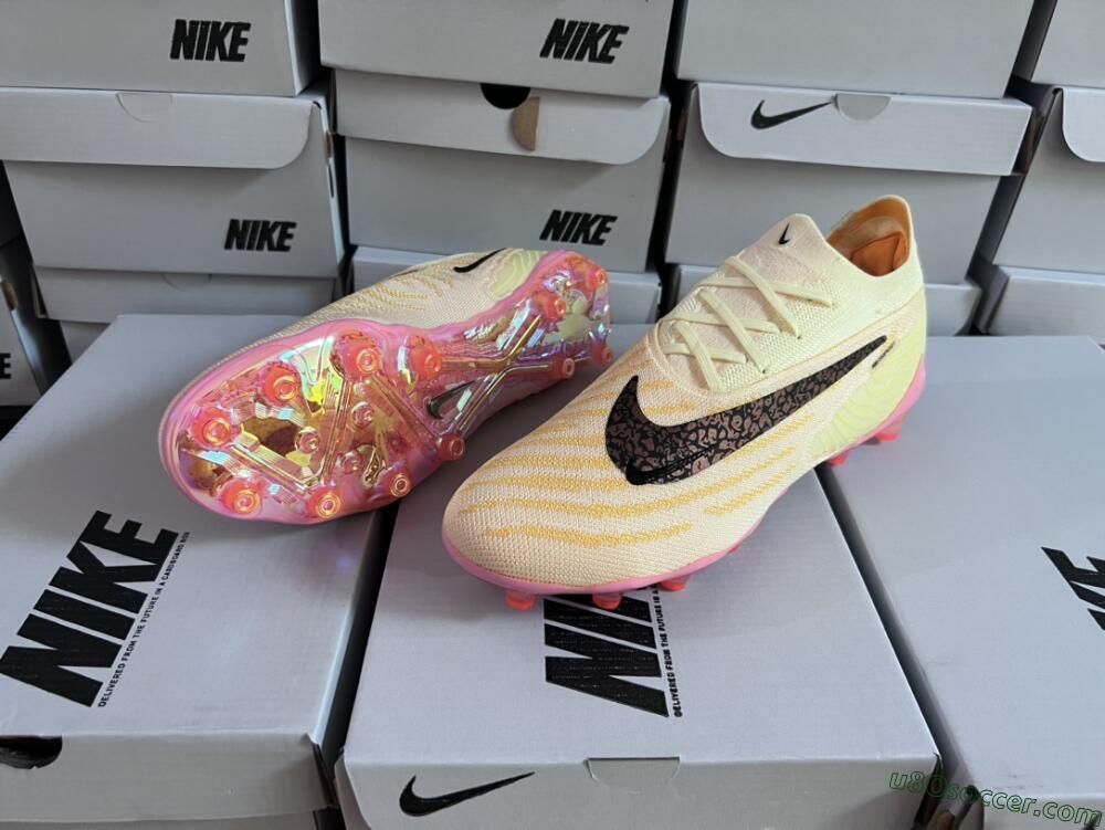 Nike Phantom GX Elite FG Firm Ground Soccer Cleats - Orange/Black