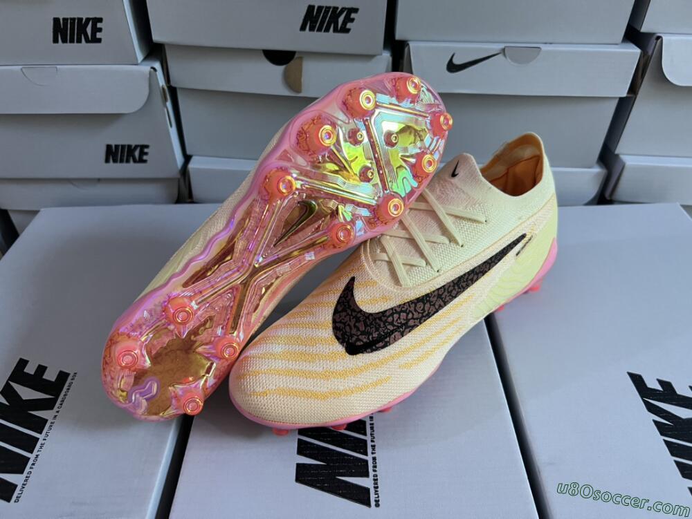 Nike Phantom GX Elite FG Firm Ground Soccer Cleats - Orange/Black