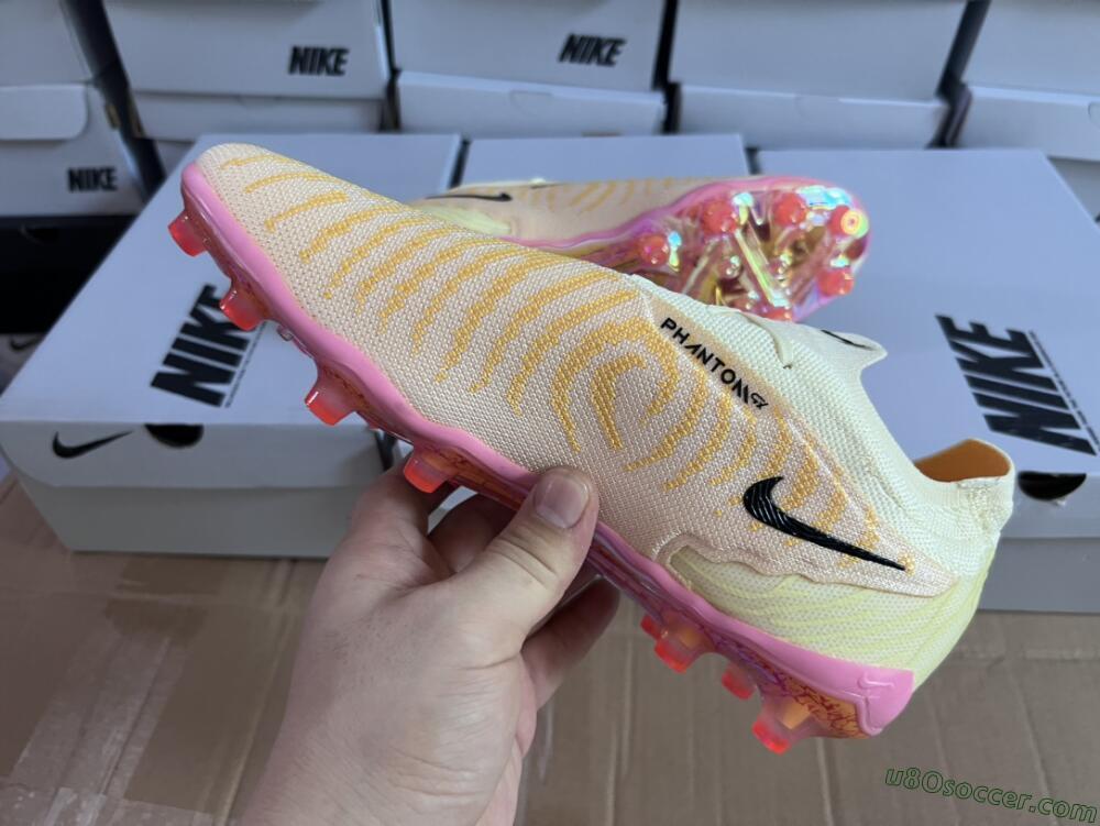 Nike Phantom GX Elite FG Firm Ground Soccer Cleats - Orange/Black