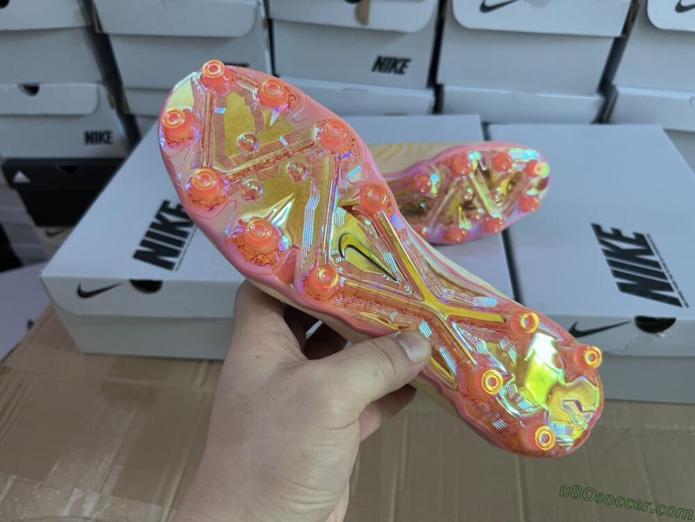 Nike Phantom GX Elite FG Firm Ground Soccer Cleats - Orange/Black