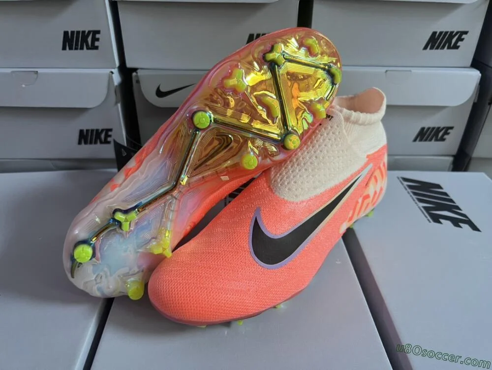 phantomページ Premium FG Soccer Cleats | Orange, Black, Silver Colorway