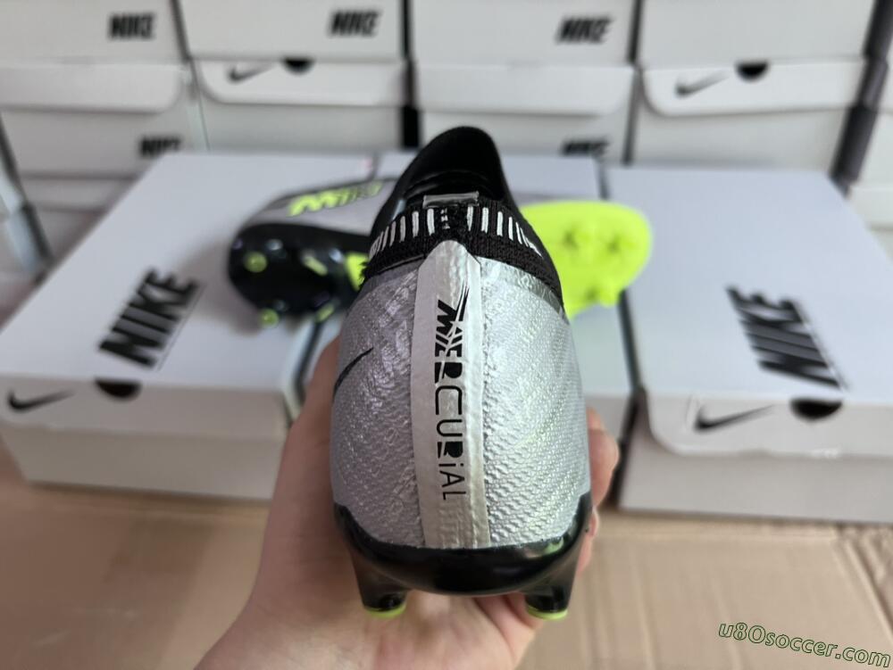 Nike Air Zoom Vapor 15 Elite SE AG Artificial Grass Soccer Cleats - Silver/Green/Black