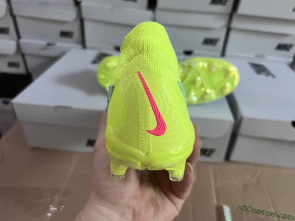 Nike Phantom GX Elite FG Firm Ground Soccer Cleats - Blue/Green/Pink